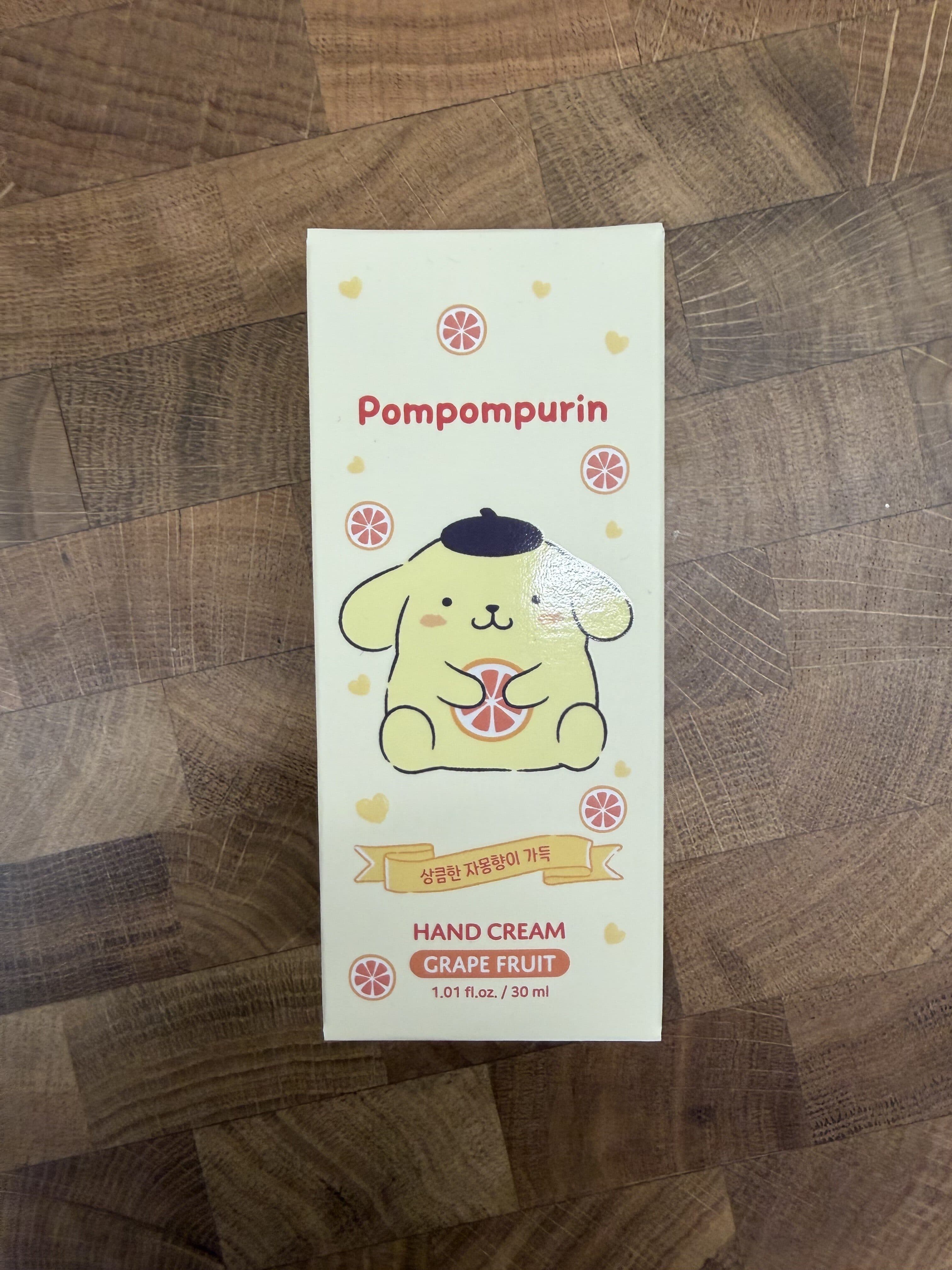 Measty Sanrio pompompurin hand cream 30g packshot