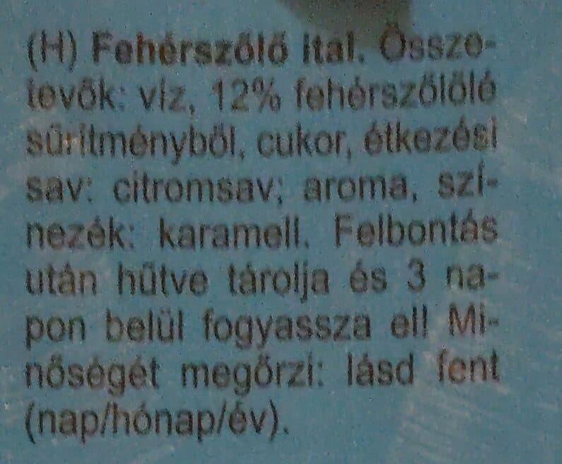 Hey Ho Fehérszőlő 12% packshot